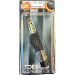 PROEL Female XLR til Male Jack connector DHMA300